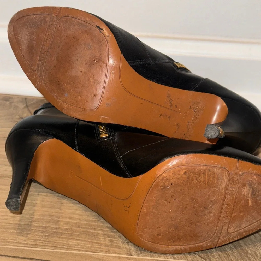 Nine West Mainstay Black Bootie size 10 - Picture 4 of 6